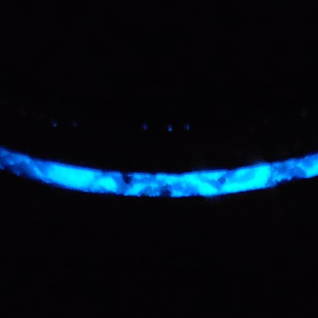 Custom Made Wood Glow Ring